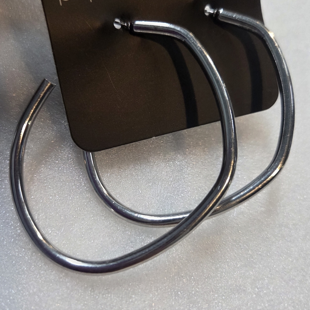 Silver Hoop Earrings